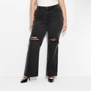 Wild Fable Low-Rise Bootcut Stretch Jeans Black Wash Women’s Size 24